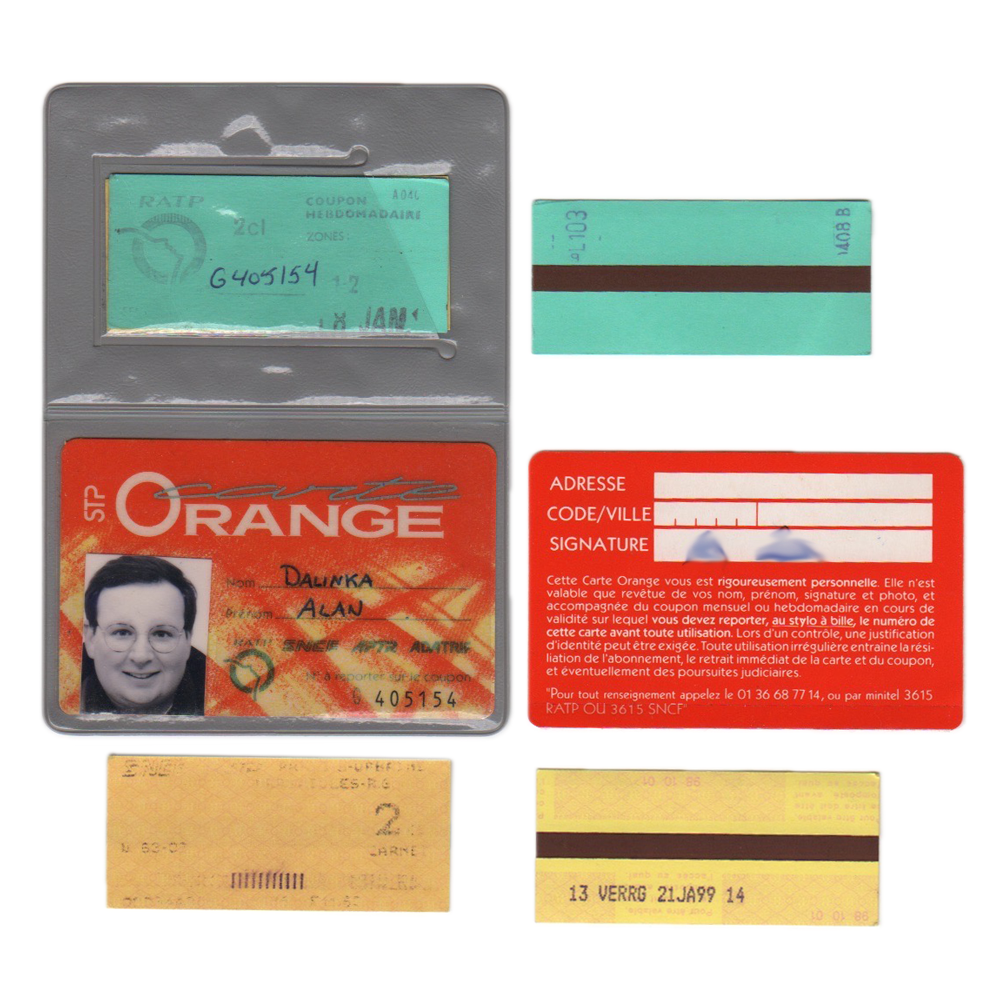 Paris Metro tickets